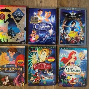 Disney Platinum Edition DVD Set - Vibrant Covers